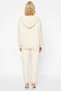 Women's Top and Bottom Ethnic Patterned Hooded Knitwear Top and Relaxed Cut Bottom Set Daily Chic Functional - 6