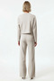 Women's Top and Bottom Stylish Knitwear Cardigan and Wide-Leg Pants Set with Modern Cut and Comfortable Structure - 6
