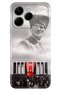 Spark 40 4g (Km5N) Case Decorative Silicone Printed Cover Gazi Mustafa