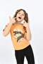 Girl's Printed Crew Neck Short Sleeve T-Shirt - 3
