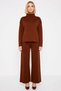 Women's Bottom Top Mock Neck Knitwear Set Functional Durable Quality Comfortable Aesthetic Premium Modern - 5