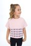 Girl's Printed Crew Neck Short Sleeve T-Shirt - 3