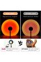 360° Rotatable Sunset Lamp, RGB 16 Colors & 4 Modes Remote LED Romantic Night Light (1.42M - 3