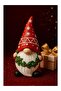 Christmas Gnome with Decorative Hat Christmas Themed Decorative Figurine Gift New Year Ornament - 2