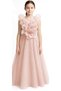 Powder Color Evening Dress Long Dress Powder - 2