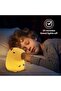 Capybara Night Light - LED Silicone Squishy Animal Lamp, Dimmable Rechargeable Touch Nightlight - 5