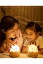 Night Light for Kids - Egg Shell Touch Sensor Rechargeable Silicone LED Lamp