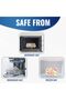 50 Pack Clear Rectangular 1000ml Microwave-Safe Food Containers with Lids - 5