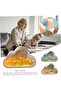 Cloud Tulip Lamp - Simulated Flower Nightlight with Adjustable Brightness & Mirror - 3