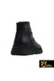 Women's Black Genuine Leather Boots 505320062-1 - 5
