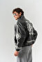 Stonepath Leather Coat with Pocket and Embroidery Detail - 2