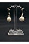Majorca Pearl Dangle Design 12 Mm. Measure Stylish Style Daily Use Mallorca Pearl Steel Earrings