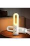Rechargeable Motion Sensor Night Light 2-in-1 Portable LED Flashlight (Warm White, 1 Pack)