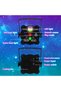 DJ Disco Stage Party Lights - Battery Powered Laser Light - Sound Activated Strobe Projector - 6