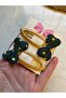 Set of 2 Metal Buckles with Gold Detailed Bow - 2