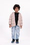Girl's Boy's Water and Windproof, Inner Fleece, Hooded, Pocketed, Winter, Inflatable Jacket & Coat RB-400 - 3