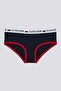 3-Pack of Girls' Underwear, Navy Blue, Red, White - 3