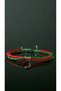 2 Pieces Bracelets with Glass Beads and Miyuki Beads, Steel Lock and Chain-Gift Christmas Series - 4