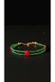 2 Pieces Bracelets with Glass Beads and Miyuki Beads, Steel Lock and Chain-Gift Christmas Series - 5