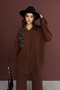 Oversize Comfortable Fit, Long Sleeve Shirt, Wide-Lettered Loose-Fit Pants Aerobin Set - 2
