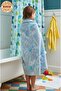 Misty Garden Beach Towel 100% Cotton, (1 PCS) Floral Pattern, Soft & Absorbent, For Kids (70x120cm) - 2