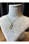 Letter g Lacquer Coated Gold Tarnish-Free Chain Necklace - 2