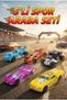 Metal Body 5-Piece Sports Car Set - 1:64 Scale Diecast Racing and Fantastic Toy Car Pack