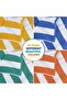 Cabana Stripe Beach Towels, 75x150cm - Large Pool Towels (Pack of 4, Multi Color) - 5