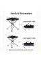Portable Stainless Steel Telescopic Folding Stool, Lightweight Outdoor Camping & Fishing Chair - 2