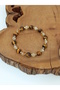 Certified Aa+ Tiger's Eye, Aa+ Citrine and Hematite Natural Stone Men's Bracelet - 4
