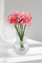 Artificial Flower 8-Piece Wet Mountain Lily Bundle 33 cm Pink - 2