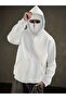 Snow Masked Ninja Unisex Sweatshirt Cardigan 3-Thread Thick Fleece