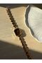 Retro Minimal Metal Cord Vintage Women's Wristwatch Inside Brown - 3