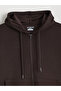 Koor Sport Brown Hooded Soft Touch Women's Zippered Sweatshirt - 2
