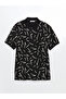 LCW Vision Polo Neck Short Sleeve Patterned Pique Men's T-Shirt - 5