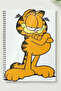 غلاف كرتوني معدني حلزوني غير مسطر مقاس A5 من GARFIELD دفتر ملاحظات GARFIELD