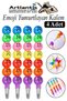 Emoji Egg-Laying Pencil 4 Pieces Fun Gift Pencil Smiling Face Pencil Karn