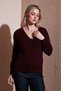 Regular Fit V Neck Buttoned Cardigan Cardigan 25K0781K1 - 3