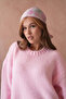 Women's Crew Neck Soft Textured Oversized Knitwear Sweater 3032 - 2