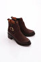 1715 Women's Belt Buckle Detailed Heeled Boots - 2
