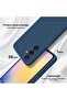 Silicone Case for Samsung Galaxy A25 5G — Full Body Silky Soft Touch, Camera Protection, Blue - 3