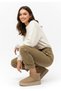 ®   I Toronto Lifestyle Orgnuggyy Winter Women's Fur-Lined High-Heeled Boots