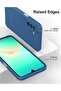 Silicone Case for Samsung Galaxy A26 5G (2025) - Liquid Gel Rubber, Microfiber Lining, Blue - 3