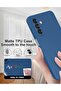 Silicone Case for Samsung Galaxy A26 5G (2025) - Liquid Gel Rubber, Microfiber Lining, Blue - 2