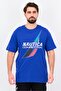 Men Short Sleeve Embroidered Logo T-Shirt, Dark Blue