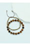 Certified Aa+ Tiger's Eye and Hematite Natural Stone Men's Bracelet Set - 7