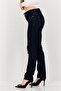 Women Slim Fit Washed Stretchable Jeans, Navy - 3