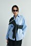 Blue Page Oversized Shirt