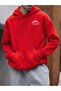 Advanture Mountain Printed Oversized Hooded Men's Sweatshirt - 2