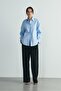 Blue Page Oversized Shirt - 2